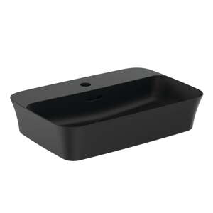 Matne čierne keramické umývadlo 55x38 cm Ipalyss – Ideal Standard