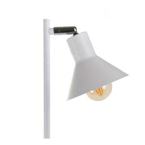 Biela stojacia lampa (výška 143 cm) Simplico – Ixia