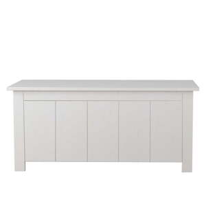 Biela truhla z borovicového dreva 100x45 cm Bertram – Støraa