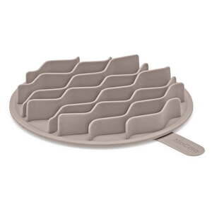 Silikónová protihltacia vložka do misky pre psa ø 18 cm Lento Greige M/L – MiaCara