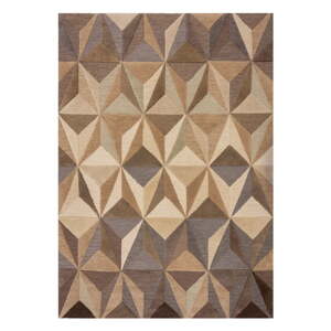 Béžový vlnený koberec 160x230 cm Reverie – Flair Rugs