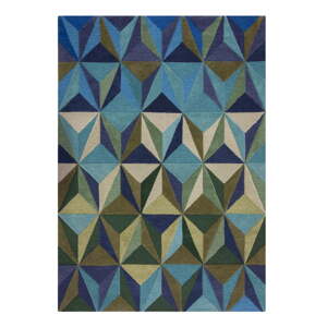 Modrý vlnený koberec 120x170 cm Reverie – Flair Rugs