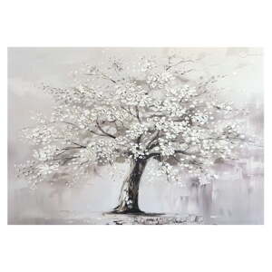 Obraz s ručne maľovanými prvkami 70x100 cm White Tree – Styler