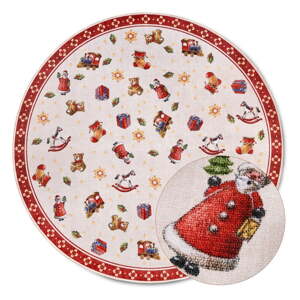 Červený okrúhly koberec s vianočným motívom ø 150 cm Red Christmas – Villeroy&Boch