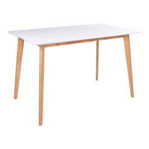 Jedálenský stôl s bielou doskou 70x120 cm Vojens – House Nordic