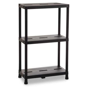 Čierny plastový úložný regál 60x95 cm Universal Pro – Toomax