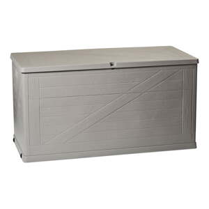 Svetlosivý záhradný úložný box Wood – Toomax