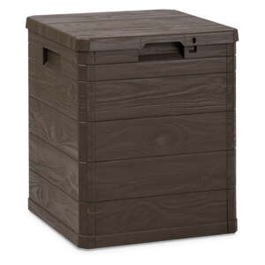 Tmavohnedý záhradný úložný box Woodys – Toomax