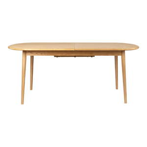 Rozkladací jedálenský stôl s prídavnou doskou s doskou v dubovom dekore 90x180 cm Twist – Zuiver