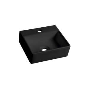 Čierne keramické umývadlo 33,5x29 cm Giulia – Sapho