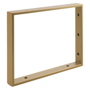 Oceľová podpera pracovnej dosky v zlatej farbe 35x2 cm – Sapho