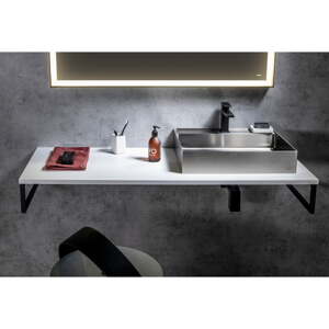Biela doska pod umývadlo 60x50 cm Plato – Sapho