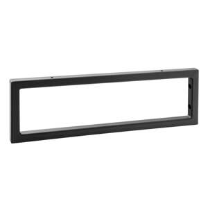 Čierna oceľová podpera pracovnej dosky 44x2 cm – Sapho