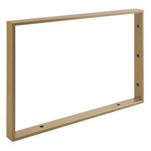 Oceľová podpera pracovnej dosky v zlatej farbe 49x2 cm – Sapho