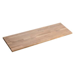 Doska pod umývadlo z dubového dreva v prírodnej farbe 121x46 cm Woody – Sapho