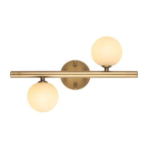 Nástenné svietidlo v zlatej farbe Domino – Opviq lights