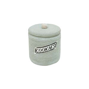 Svetlomodrý látkový detský kôš na hračky ø 20x26 cm Cookie Jar – Lorena Canals