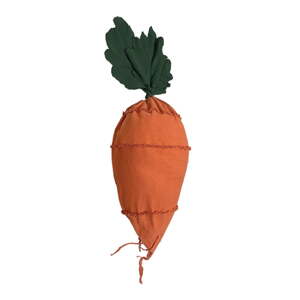 Zelený/oranžový detský puf Cathy the Carrot – Lorena Canals