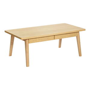 Konferenčný stolík v dekore duba v prírodnej farbe 60x120 cm Nice – Woodman