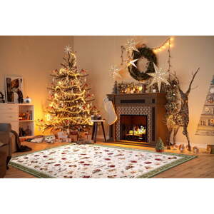 Zelený koberec s vianočným motívom s prímesou bavlny 160x230 cm Toy's Delight Green Christmas – Villeroy&Boch