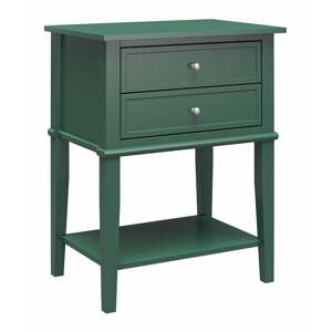 Zelený nočný stolík Franklin – Støraa