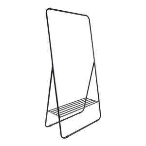 Čierny kovový stojan na oblečenie 85x94x48 cm – Addis