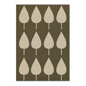 Khaki detský koberec 160x235 cm Lovely Leaves – Hanse Home