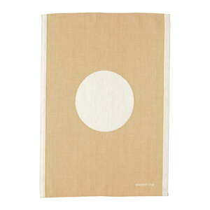 Utierka s prímesou ľanu 46x66 cm Vera Ochre – Pappelina
