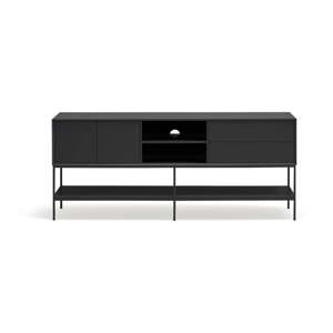 Čierny TV stolík 175x74x45 cm Platt – Teulat