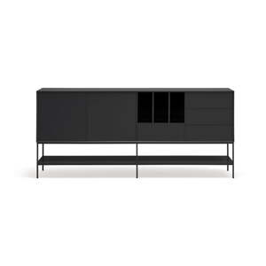 Čierna komoda 220x98x45 cm Platt – Teulat