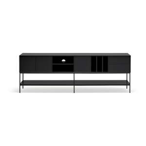 Čierny TV stolík 220x74x45 cm Platt – Teulat