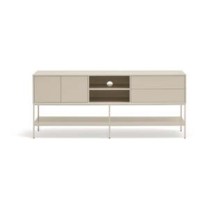 Krémovobiely TV stolík 175x74x45 cm Platt – Teulat