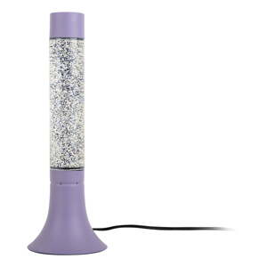 Fialová stolová lampa so skleneným tienidlom (výška  37,5 cm) Astro Glittler – Leitmotiv