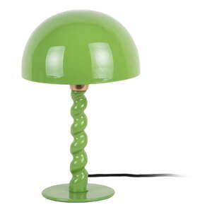 Zelená stolová lampa s kovovým tienidlom (výška  39 cm) Prisa – Leitmotiv