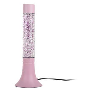Ružová stolová lampa so skleneným tienidlom (výška  37,5 cm) Astro Glittler – Leitmotiv
