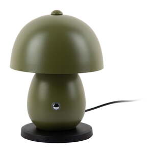 Tmavozelená LED stolová lampa s kovovým tienidlom (výška  18 cm) Mono LED – Leitmotiv