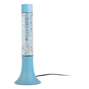 Modrá stolová lampa so skleneným tienidlom (výška  37,5 cm) Astro Glittler – Leitmotiv