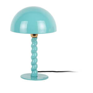 Modrá stolová lampa s kovovým tienidlom (výška  39 cm) Prisa – Leitmotiv