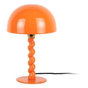 Oranžová stolová lampa s kovovým tienidlom (výška  39 cm) Prisa – Leitmotiv