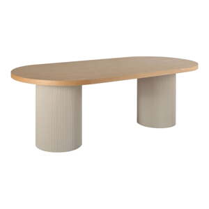 Jedálenský stôl s doskou v dekore jaseňového dreva 100x220 cm Solva – House Nordic