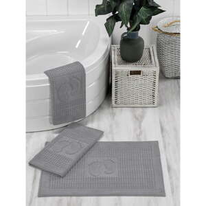 Sivé kúpeľňové predložky v súprave 3 ks 50x70 cm – Mila Home