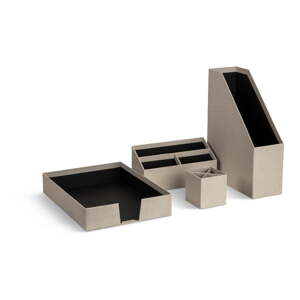 Kartónové organizéry v súprave 4 ks Hugo Canvas Paper Laminate – Bigso