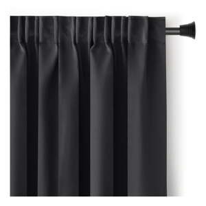 Čierny zatemňovací/termo záves 140x245 cm Pleat – Restilo