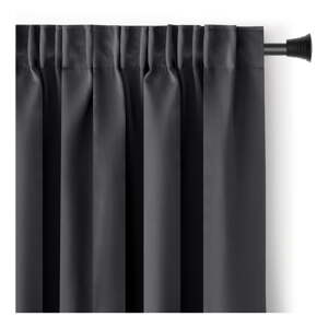 Tmavosivý zatemňovací/termo záves 140x245 cm Pleat – Restilo