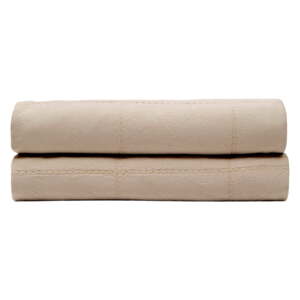 Svetlohnedý bavlnený prešívaný pléd 240x260 cm Isor – Kave Home