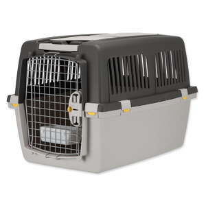 Sivá prepravka pre domáceho miláčika 72x52 cm Trixie Gulliver 4 S-M – Plaček Pet Products