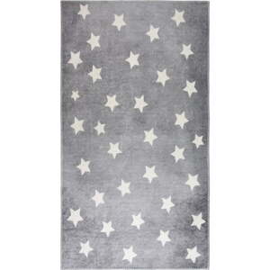 Sivý prateľný detský koberec 80x120 cm Shining Stars – Vitaus