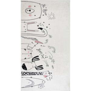 Slonovinový prateľný detský koberec 100x160 cm Animal Kingdom – Vitaus