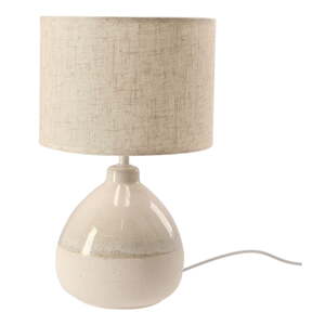 Béžová stolová lampa s textilným tienidlom (výška  41 cm) Ardo – Candellux Lighting