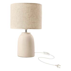 Stolová lampa s textilným tienidlom (výška  39 cm) Tafla – Candellux Lighting